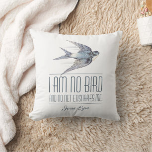 Coussin Jane Eyre - Je Ne Suis Pas Un Oiseau - Avalière Vo