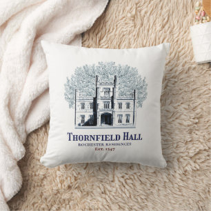 Coussin Jane Eyre Thornfield Hall Rochester Résidences