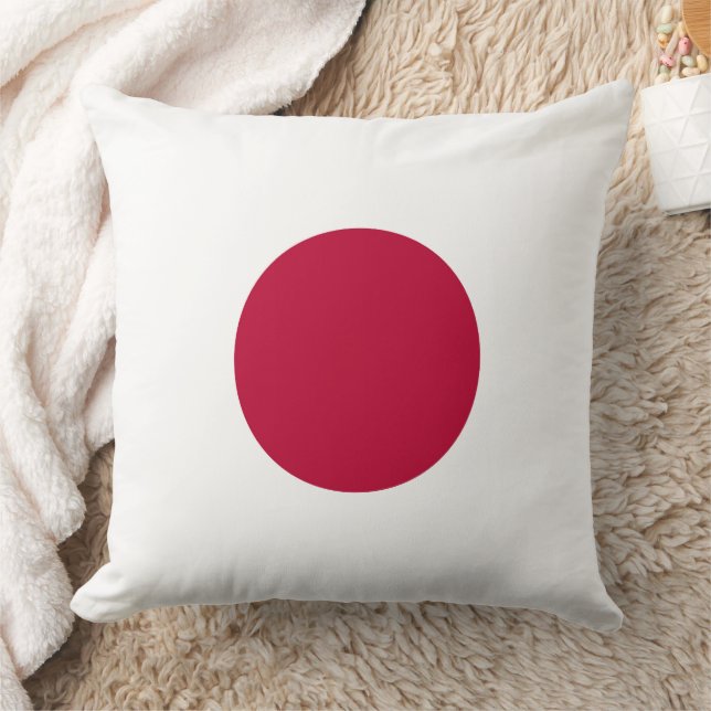 Coussin Japan Flag: Land of Rising Sun, Hinomaru, Nisshōki (Couverture)