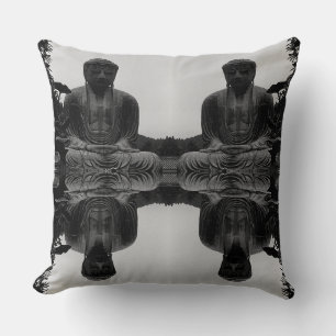 Coussin Japon vintage Kamakura Grand Bouddha Puzzle