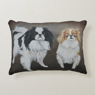 Coussin japonais d'art du chien chin