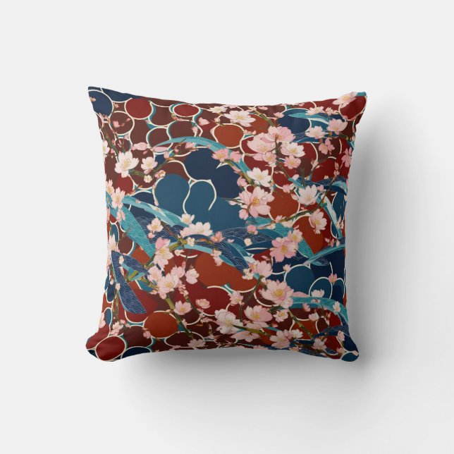 Coussin japonais Sakura-koi-Asnoha- (Recto)