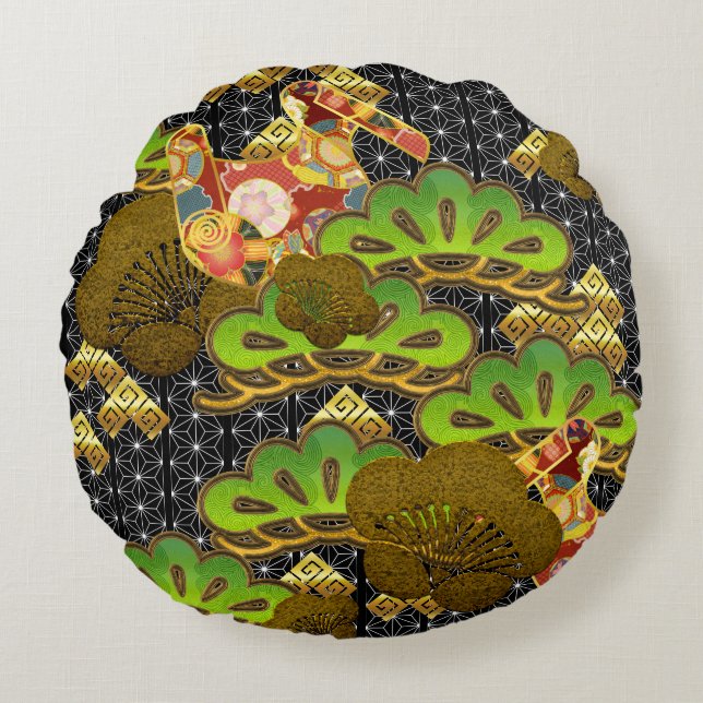 Coussin japonais Zabuton de 16 po (Devant)
