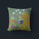 Coussin Jardin aux fleurs Gustav Klimt Art Vintage Art Nou<br><div class="desc">Gustav Klimt Jardin Fleur Jardin Art Nouveau Vintage Peinture Art Nouveau 1907</div>