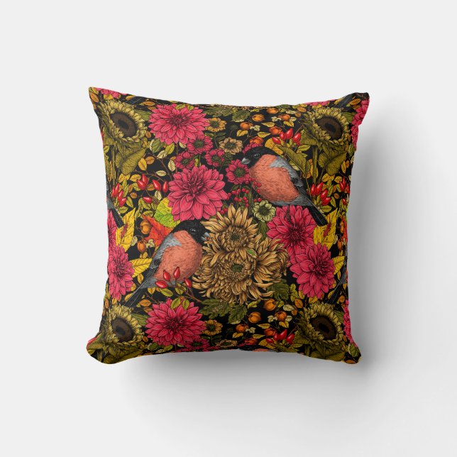 Coussin Jardin d'automne 2 (Recto)