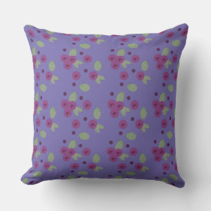 Coussin Jardin de baies printanières de verdure de fruits