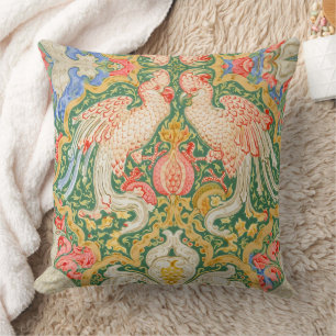 Coussin Jardin de Cockatoo de Walter Crane