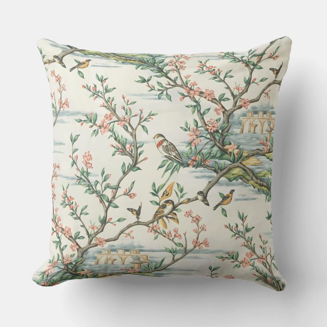 Coussin Jardin de fleurs orientales Jeu d'oreiller (Recto)