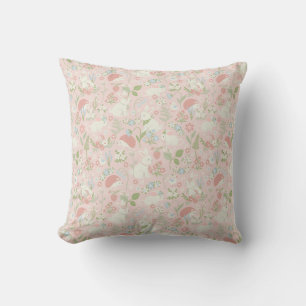 Coussin Jardin de lapin printanier