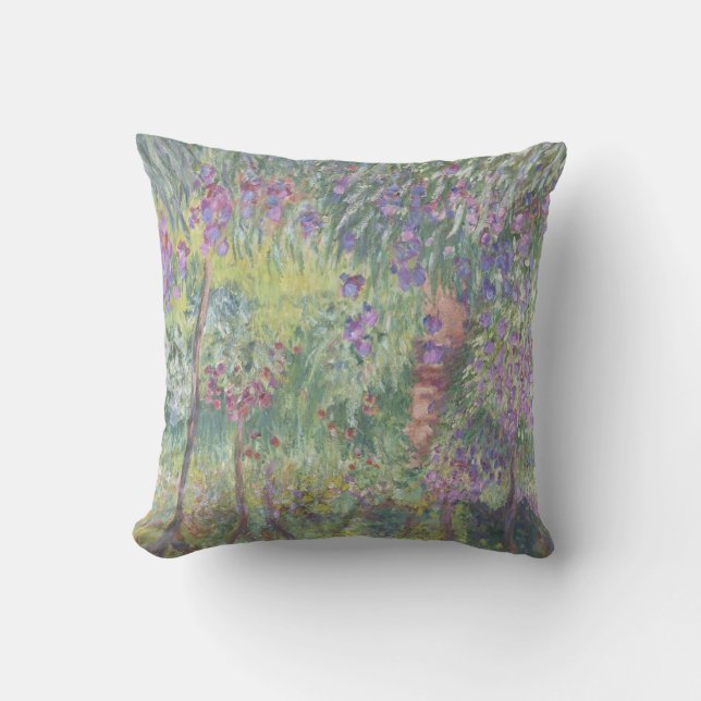 Coussin Jardin de l'artiste à Giverny par Claude Monet (Recto)