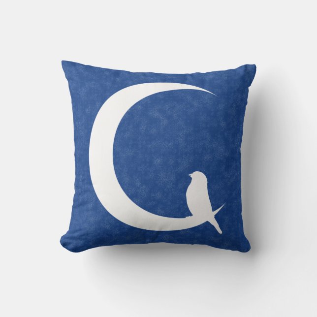 Coussin Jardin de lune : Mouche à la lune/à portée pour (Recto)