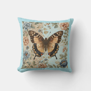 Coussin Jardin de papillons et de fleurs, Ravissant, Class