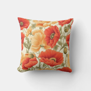 Coussin Jardin de papillons vibrant
