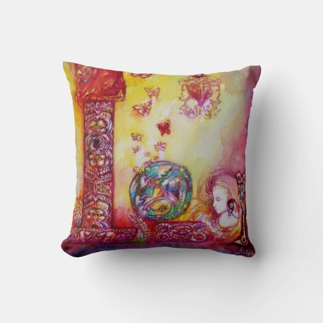 COUSSIN JARDIN DES OMBRES PERDUES, DES FAERY ET DES PAPILL (Recto)