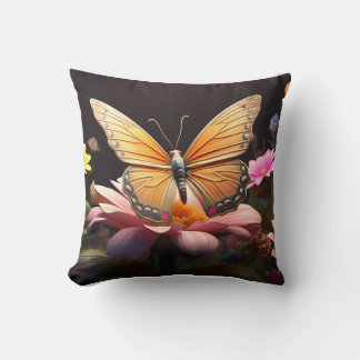 Coussin Jardin des papillons enchantés