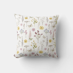 Coussin Jardin des prairies Fleurs sauvages printanières