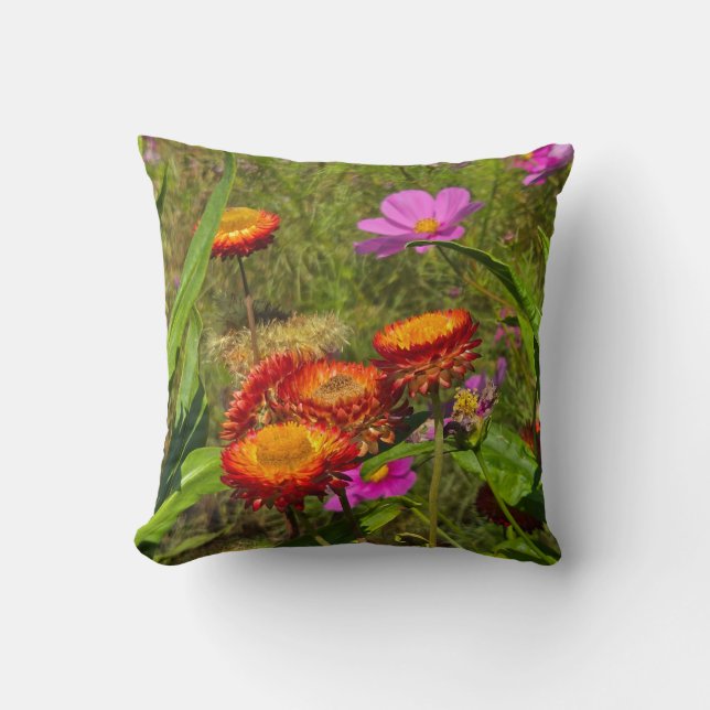 Coussin Jardin d'été (Recto)