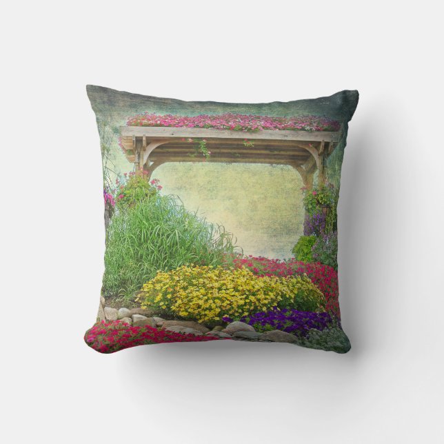 Coussin Jardin d'été (Recto)