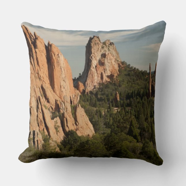 Coussin Jardin du site historique Gods (Recto)