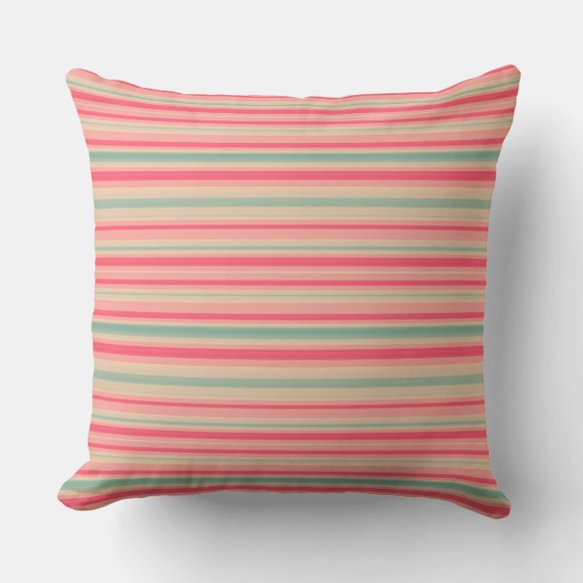 Coussin Jardin en bandes 06 (Recto)
