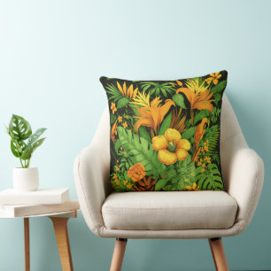 Coussin Jardin Fleur Fleur Plante Vert Nature