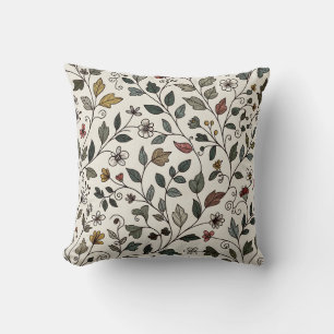 Coussin Jardin Floral Fantaisiste Intrigué