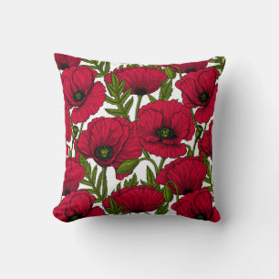 Coussin Jardin Red Poppy 2