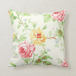 Coussin Jardin rose de PixDezines