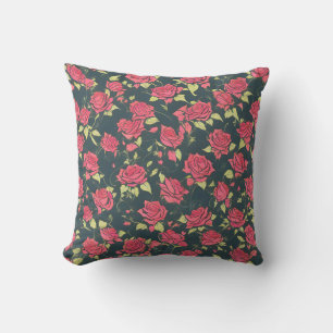 Coussin Jardin Rose romantique