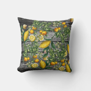 Coussin Jardin rustique d'agrumes