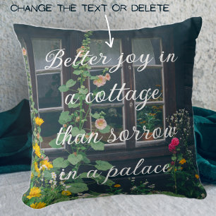 Coussin Jardin rustique et cottage cosy