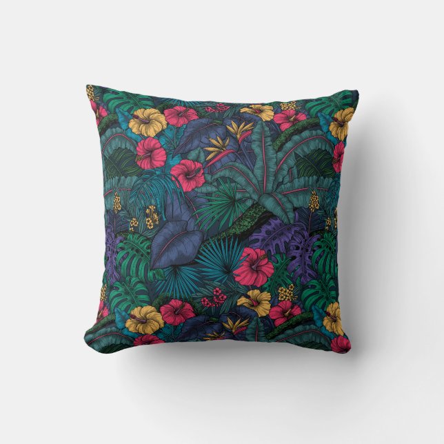 Coussin Jardin tropical (Recto)