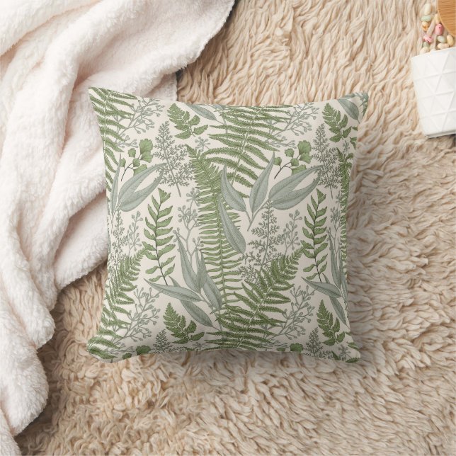 Coussin Jardin vert fleuri (Couverture)