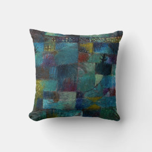 Coussin Jardin vintage terrasse (1920) par Paul Klee