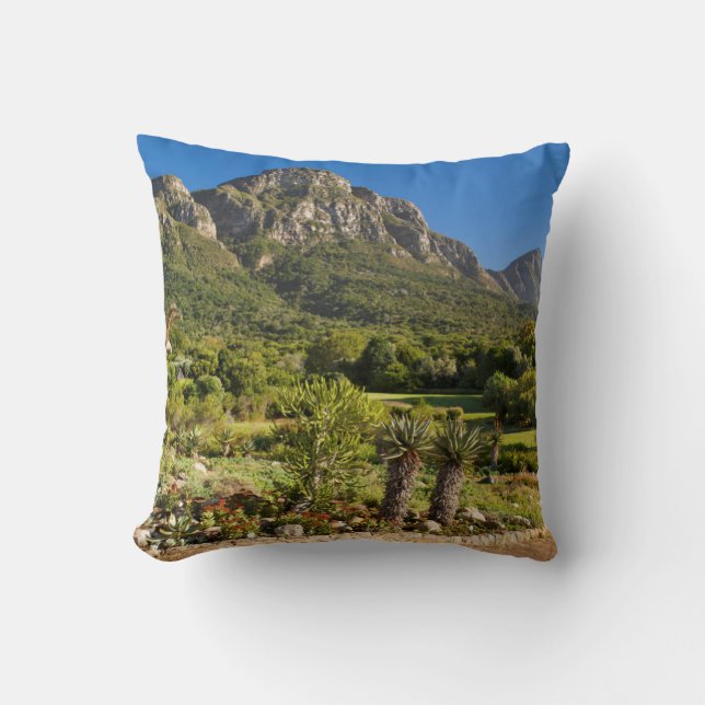 Coussin Jardins botaniques de Kirstenbosch, Le Cap (Recto)