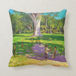 Coussin Jardins botaniques Dominique de match de cricket