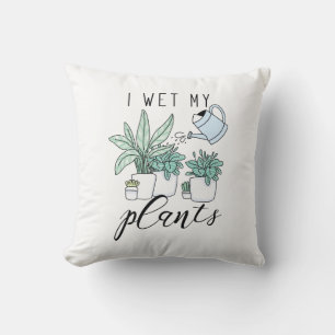 Coussin J'arrose mes plantes