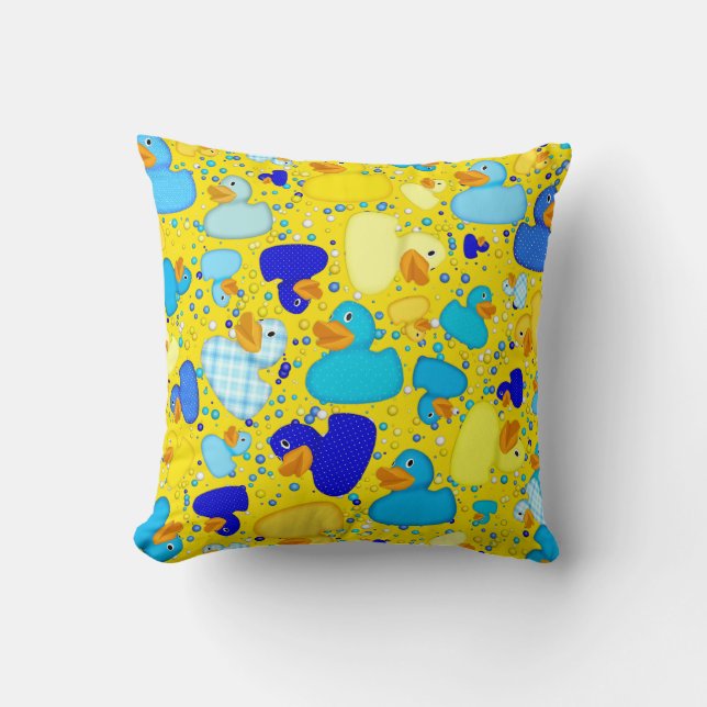 Coussin JAUNE À 3 Drks-N-Points-Style-3-Drk Jaune-Sq JAUNE (Recto)