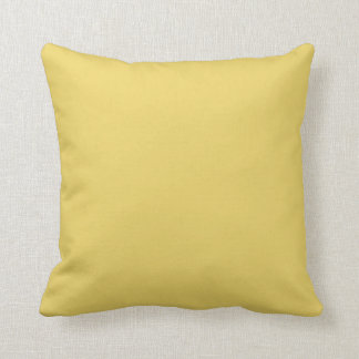 Coussin jaune clair