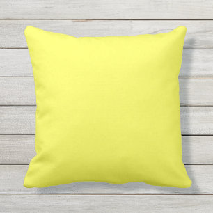 Coussin jaune-clair mou