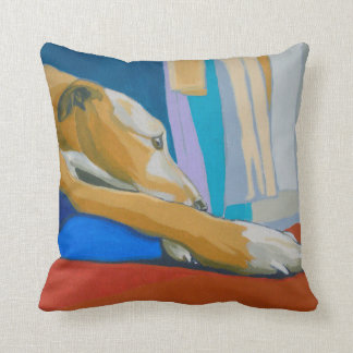 Coussin jaune de lurcher