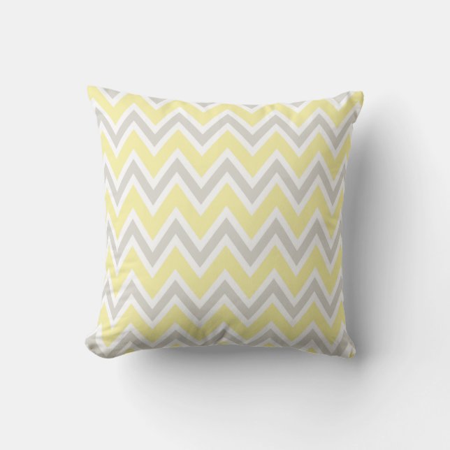 Coussin jaune et gris (Recto)