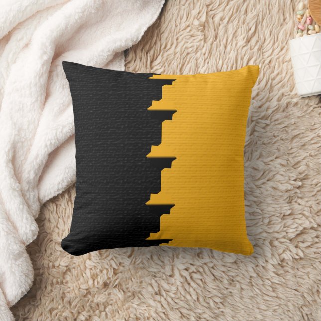 Coussin Jaune Et Noir (Couverture)