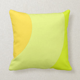 Coussin Jaune lumineux et vibrant
