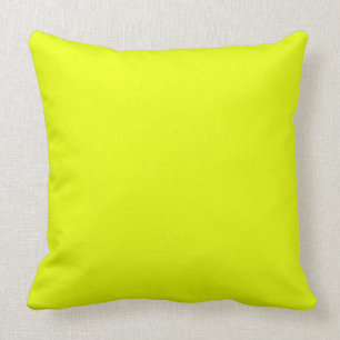 Coussin Jaune néon