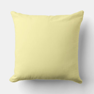 Coussin Jaune Pâle Décoratif