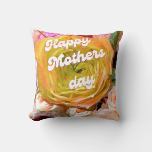 Coussin Jaune Rose Mothers