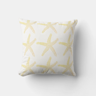 Coussin Jaune Starfish Motif Décor Cadeau Favoriser