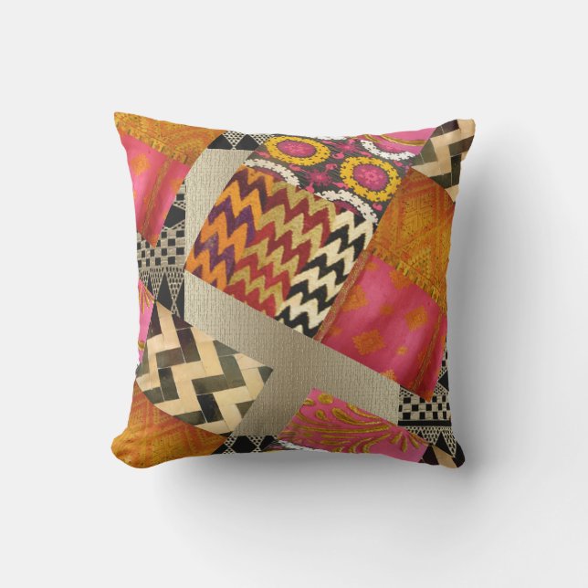 Coussin Jazz d'été africain (Recto)
