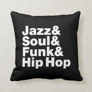 Coussin Jazz et âme et trouille et hip hop
